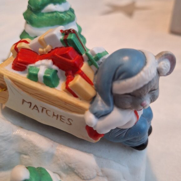 Vintage 1990 House Of Lloyd Christmas Around The World Matches Musical Set Of 3 - Picture 12 of 14